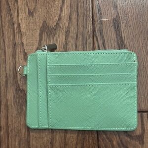 Mint Green Card Holder Wallet
